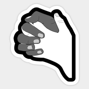 HOLD HAND Sticker